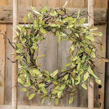 Sage Leaves & Twigs Wreath, 24